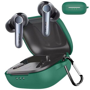 BOOLINN Earfun Air pro 4 �P�[�X �Ή� �G�A�v��4 �t��V���R�� �C���[�t�@���G�A�v��4 �P�[�X �L�Y�h�~ �ϏՌ� �����[�d�\ �h�� �h�o �����h�~ �J���r�i�t��earfun air pro 4 �P�[�X�J�o�[(�u���b�N)