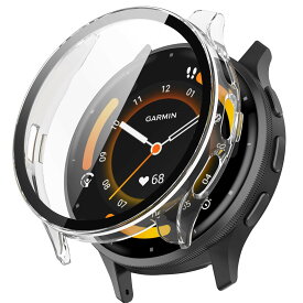 BUITFOU For GARMIN Venu 3 カバー ガーミン Venu 3 ケース 超薄型 PC+ガラス素材 一体型 ファーウェイ GARMIN(ガーミン) Venu 3 ケース対応 全面保護 超薄型 装着簡単 耐衝撃 高透過率 指紋防止 傷防止(ブ
