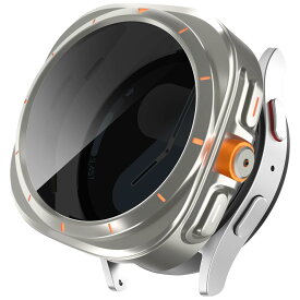 Miimall for Galaxy Watch 7 カバー 覗き見防止フィルム 一体型 スケール付き フルカバー 全面保護 耐衝撃 傷防止 強化ガラスフィルム 対応 高感度 高透過率 指紋防止 耐久性 ギャラクシー ウォッチ