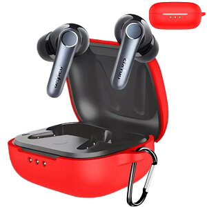 BOOLINN Earfun Air pro 4 �P�[�X �Ή� �G�A�v��4 �t��V���R�� �C���[�t�@���G�A�v��4 �P�[�X �L�Y�h�~ �ϏՌ� �����[�d�\ �h�� �h�o �����h�~ �J���r�i�t��earfun air pro 4 �P�[�X�J�o�[(�u���b�N)