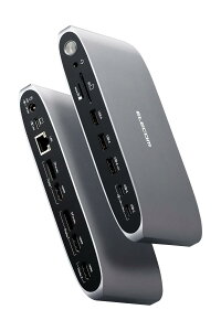 �G���R�� �h�b�L���O�X�e�[�V���� 13in1 Displaylink�Ή� 3��ʊg�� 4K/60Hz USB PD�Ή� 100W �V���o�[ DST-W14