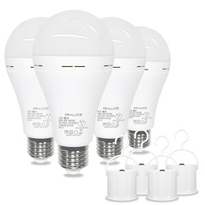 ORALUCE �h�Гd�� �~�d�^LED�d�� E26���� 60W�`���� 2��/4��