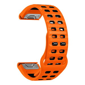 [MOQIAN] QuickFit 22 mm �o���h �����p for GARMIN(�K�[�~��) Fenix 8 AMOLED-47mm Fenix 7 Pro Solar/Approach S70 Fenix 6 pro Fenix 5 �Ή� �X�g���b�v �V���R�� �x���g �_�炩�� �h���� �K�[�~�� �p A011 [���s�A���i]