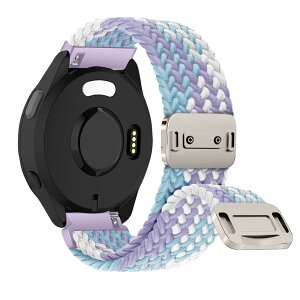 [RosMank] 20mm �҂ݍ��݃E�H�b�`�o���h Garmin Forerunner 570 42mm/Forerunner 165/Vivoactive 6/Vivoactive 5 �Ή��A�i�C�����҂ݍ��݌����p�X�g���b�v Garmin Venu Sq 2/Approach S50/S44�p
