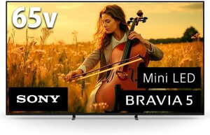 �\�j�[ 65�C���` 4K �t�� Mini LED �e���r �u���r�A K-65XR50 BRAVIA XR �{�� Google TV 4K/120fps�Ή� 10��ȏ㐄��