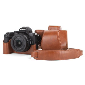 kinokoo �P�[�X Nikon Z50 II �J�����p DX 16-50mm �����Y�APU ���U�[ Z50 II/Z50II �J�����ی�P�[�X - �V�����_�[���X�g�X�g���b�v&�X���[�������O�t�����O���\�ȃL�����[�P�[�X