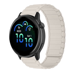 [RosMank] 20mm �o���h Garmin Forerunner 570 42mm/Forerunner 165/Vivoactive 6/Vivoactive 5 �Ή��A�K�[�~�� Garmin Venu Sq 2/Approach S50/S44 �p �V���R�����C�����X�g���b�v