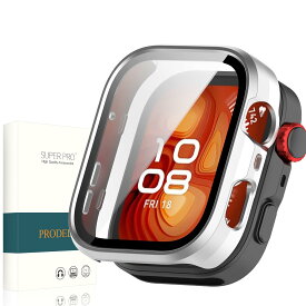 ケース+ガラスフイルム PC+ガラス 取り付け簡単 一体型カバー 軽量 キズ防止 保護カバー
