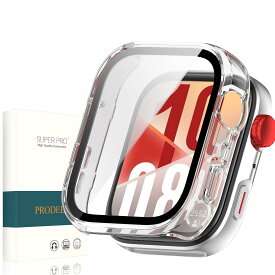 ケース+ガラスフイルム PC+ガラス 取り付け簡単 一体型カバー 軽量 キズ防止 保護カバー