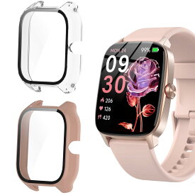 Lamshaw for TGW01 ハードケース、強化ガラススクリーンプロテクター PCケース 耐衝撃カバー 傷防止 耐衝撃 対応 TGW01 スマートウォッチ