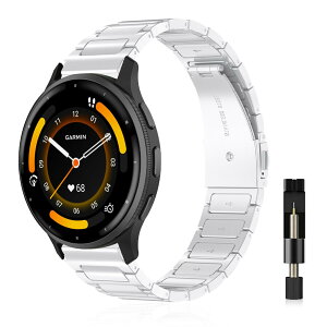 PinnWaa 22mm ���v�o���h Garmin Venu 4 45mm/Venu 3 45mm/2/Forerunner 570 47mm/265/255/Vivoactive 4/Active�Ή� �����x���g ���� �X�e�����X ���퐶���Ǝd���ɍœK �r�W�l�X�X�^�C�� �����o���h �A�N�Z�T�� ��������