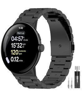 [ULIGADUO] �����p�x���g For Google Pixel Watch 4 41mm/45mm�X�}�[�g�E�H�b�`�Ή� �`�^�������X�g���b�v �t���b�g�o�b�N�� �y�ʉ� �r�W�l�X��