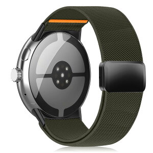 [RoSoki] �o���h �e���i�C�����o���h Google Pixel Watch 4�E3�E2�E1 (41 mm) / Google Pixel Watch 4�E3 (45 mm) �Ή� �}�O�l�b�g�o�b�N�� �����x���g �����o���h �ւ��X�g���b�v �X�|�[�c ���v�x���g �L�k�� �y