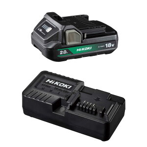 HiKOKI(�n�C�R�[�L) �X�^�[�^�[�L�b�g 18V�d�r(BSL1820M)×1��+�[�d��(UC18YKSL) UC18YKSL(B)