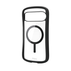 �G���R�� Google Pixel 10/Pixel 10 Pro �P�[�X �J�o�[ �N���A �ϏՌ� �Ռ��z�� �n�C�u���b�h TPU Grippy ��ɓ���� �O���b�v�� �J�����ی� ���C�����X�[�d�Ή� �X�g���b�v�z�[���V�[�g�t�� �u���b�N P
