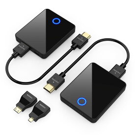 【日本技適認証取得】ワイヤレスHDMI送信機と受信機、BEQOOL 【4K/5Ghz/30M安定転送距離】エクステンション、ノートパソコン、ホームシアター、会議、などのHDTVプロジェクター HDMI延長器 エク