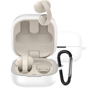 BUITFOU For Sony LinkBuds Clip WF-LC900 �P�[�X �\�j�[ LinkBuds Clip �P�[�X �_�炩�� �V���R���� �����h�~ �L�Y�h�~ �ϏՌ� �h�o �y�� �����[�d�\ �J���r�i�t�� �����h�~