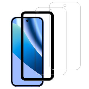 KPNS �Ή� Google Pixel 10a �p�� �K���X�t�B���� 2������ �K�C�h�g�t�� 9H ���Y���Ɏq�f�ސ� �����K���X �O�[�O���s�N�Z��10a �ی�t�B���� �w��h�~ �C�A�h�~ �\��t���ȒP ������ �P�[�X������