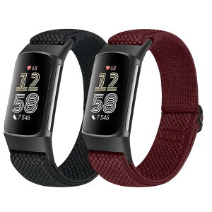[BTTNG] �o���h for Fitbit Charge 6/Fitbit Charge 5�X�g���b�v�ƌ݊����̂���e���o���h�A�����\�Ȓe���ʋC�����[�v�X�|�[�c�������X�g�o���hFitbit Charge 5/6�̒j���p�����p