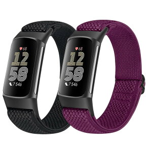 [BTTNG] �o���h for Fitbit Charge 6/Fitbit Charge 5�X�g���b�v�ƌ݊����̂���e���o���h�A�����\�Ȓe���ʋC�����[�v�X�|�[�c�������X�g�o���hFitbit Charge 5/6�̒j���p�����p