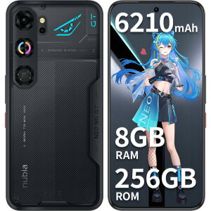 �y2026�N4�������zNFC�Ή� ZTE nubia(�k�r�A) Neo 5 GT 5G SIM�t���[ �X�}�[�g�t�H�� 8GB+256GB 6.78�C���` 50MP+2MP+16MP�J���� 6210mAh IP54�h���h�o Android16 200g