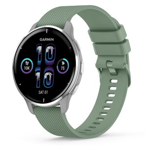 �K�[�~�� �����o���h 20mm�r���v Garmin Vivoactive 6/Vivoactive 5/Approach S50/ S44 / Forerunner 570 42mm/ Forerunner 165/165 music/Venu Sq 2�Ή� �_�炩�� �V���R���o���h �����ȒP �j�����p