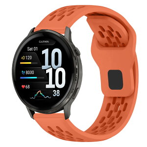 KiimLaa 18mm 20mm 22mm �V���R���o���h Garmin Forerunner/Venu/Vivoactive �Ή� ���v�x���g �X�}�[�g�E�H�b�` �����o���h �������߉\ �h�� �_�炩�� �ϊ��� �X�|�[�c