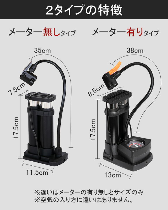楽天市場】＼在庫売り尽くしセール1,480円→1,280円／ 空気入れ 自転車 