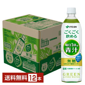 伊藤園 ごくごく飲める 毎日1杯の青汁 900g ペットボトル 12本 1ケース【送料無料（一部地域除く）】