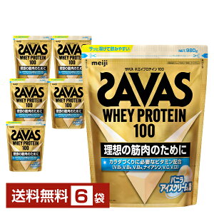  UoX zGCveC100 ojACXN[ 980g×6܁yiꕔn揜jz veC SAVAS Built & Powered protein