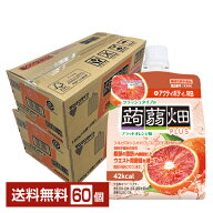クラッシュタイプの蒟蒻畑プラス ブラッドオレンジ味 マンナンライフ 機能性表示食品 150g パウチ 30個×…