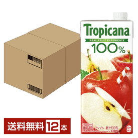 キリン トロピカーナ 100％ アップル 1L 1000ml 紙(LLスリム) 6本×2ケース（12本）【送料無料（一部地域除く）】