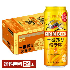 期間限定 キリン 一番搾り 生ビール 超芳醇 高濃度一番搾り麦汁 500ml 缶 24本 1ケース【送料無料（一部地域除く）】 キリンビール