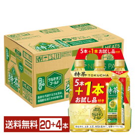 【04/02発売 予約受付中】数量限定 特定保健用食品 サントリー 緑茶 伊右衛門 特茶 500ml ペットボトル 5本+お試し品1本付き 24本（20本+4本） 1ケース トクホ 【送料無料（一部地域除く）】 サントリーフーズ NEWSパック