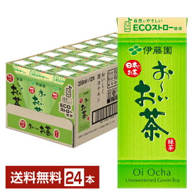 伊藤園 おーいお茶 緑茶 250ml 紙パック 24本 1ケース 【送料無料（一部地域除く）】 お～いお茶