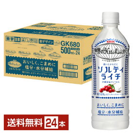 熱中症対策飲料 キリン 世界のKitchenから ソルティライチ 500ml ペットボトル 24本 1ケース【送料無料（一部地域除く）】 キリン 世界のキッチンから