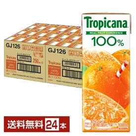 キリン トロピカーナ 100％ オレンジ 250ml 紙(LLスリム) 24本 1ケース【送料無料（一部地域除く）】