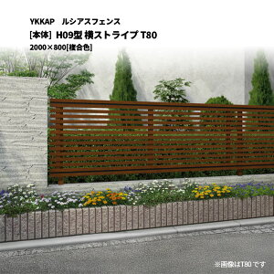 YKKAP ���V�A�X�t�F���X H09�^ ���X�g���C�v T80 2000×800 [�{��]