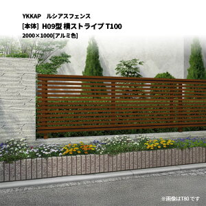 YKKAP ���V�A�X�t�F���X H09�^ ���X�g���C�v T100 2000×1000 [�{��]