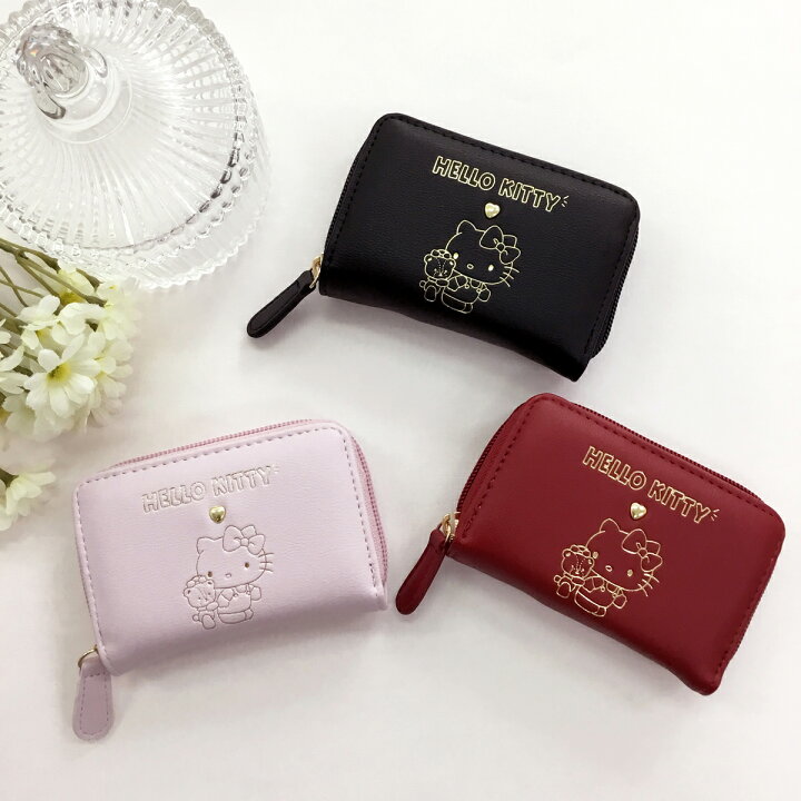 楽天市場 Hello Kitty じゃばら コインカードケース ハローキティ 蛇腹 キティちゃん かわいい サンリオ レディース グッズ プレゼント 大人 プレゼント 誕生日 女性 彼女 可愛い コンパクト 大容量 レッド ブラック ギフト 大人かわいい シンプル カードケース フェ