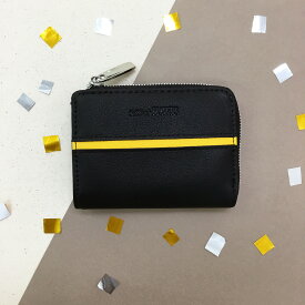 福岡ソフトバンクホークス 公式 公認 ロゴ型押し コインケース カードケース 財布 おしゃれ 球団グッズ 野球グッズ ファン 小さめ コンパクト メンズ かっこいい クール プレゼント ギフト 息子 父 L字ファスナー ホークスファン 応援グッズ 大人 シンプル ラインデザイン