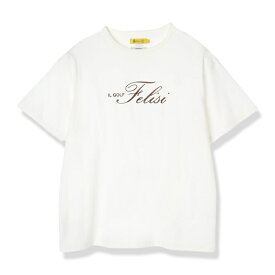 フェリージ felisi FELISI トップス WHITE NAVY BROWN【Felisi公式】【WOMENS】WS LOGO T SHIRT