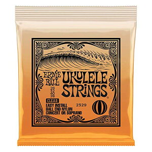 ERNIE BALL 2329 EN iC UKULELE BALL END NYLON STRINGS CLEAR NA