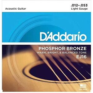 D'Addario __I AR[XeBbNM^[ tHXt@[uY Light .012-.053 EJ16