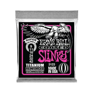 ERNIE BALL 3123 GLM^[ (09-42) COATED SUPER SLINKY R[ebhEX[p[EXL[