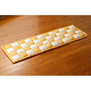 【送料無料】 クッション へたりにくいぽこぽこソファパッド イエロー 3人掛用(幅50×長さ150cm)カネタツ