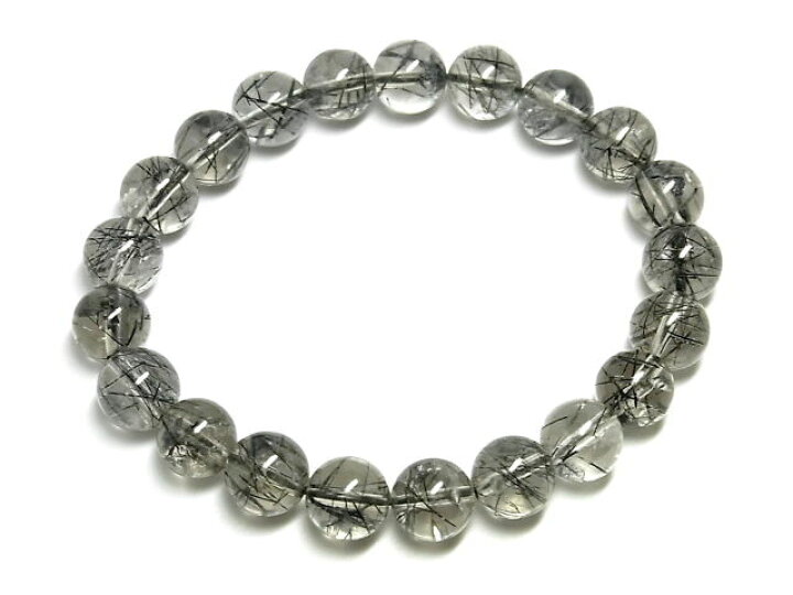 楽天市場】パワーストーン 天然石 高透明 ブラックルチル ルチル  