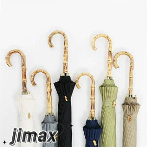 長傘 レディース メンズ 竹の柄 ボタン 耐風 手動開閉式 長柄 ジャンプ傘 日傘 雨傘 晴雨兼用 多骨傘 撥水加工 折れない オシャレ 女性用 16本骨 傘 おしゃれ かわいい シンプル 大人 女子 女