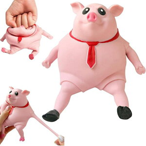 ブタ スクイーズ ストレス解消 M スクイーズ 可愛い ベイビー スクイーズ 可愛い 玩具 発散 柔らかい 豚のおもちゃ おもちゃ 子供 グッズ マインドリリース 握るとぐにゃ プレゼント オフィ
