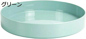 花器 水盤 花瓶 盆栽鉢 プラスチック製 生け花用 花器 いけばな道具 華道用花器 (グリーン 23CM)
